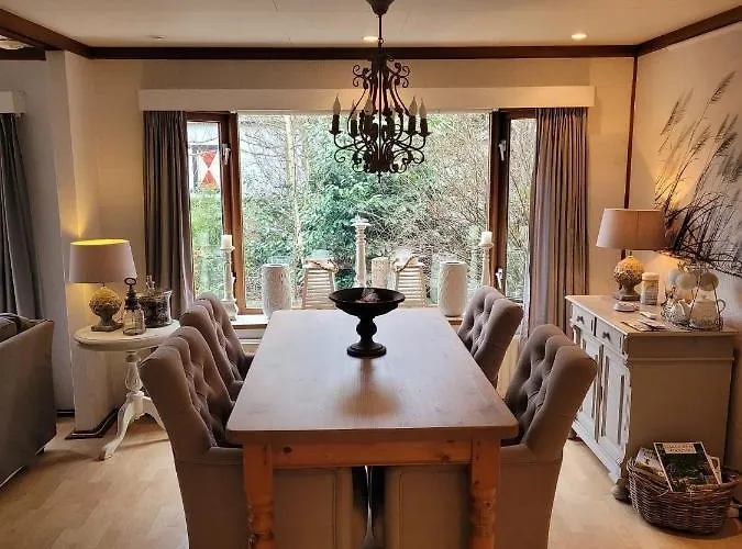 Chalet De Blauwe Reiger Mooi Dubbel In De Veluwse Bossen Putten